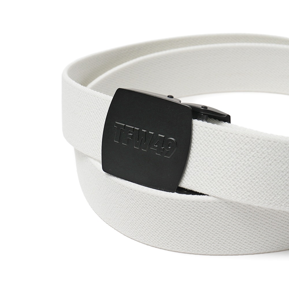 TFW49 ティーエフダブリュー49 RUBBER BELT ラバーベルト T132510001 WHITE