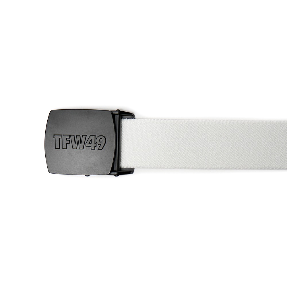 TFW49 ティーエフダブリュー49 RUBBER BELT ラバーベルト T132510001 WHITE