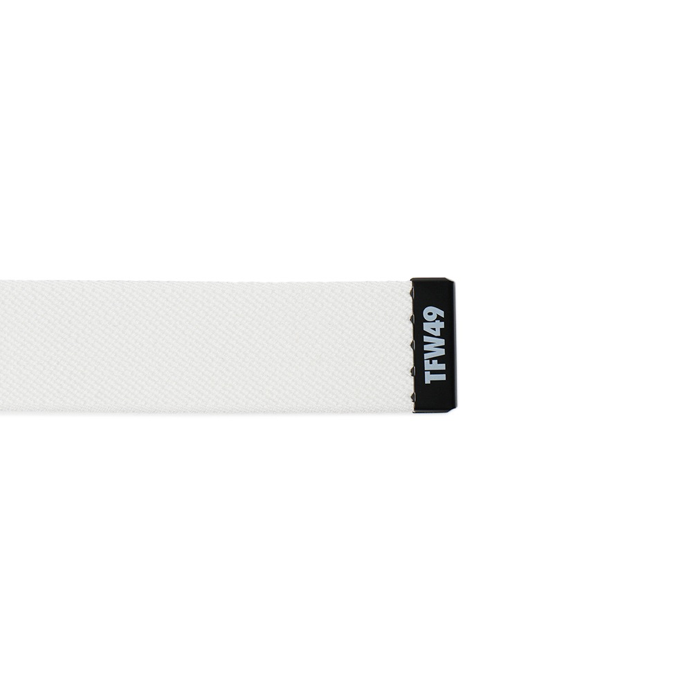 TFW49 ティーエフダブリュー49 RUBBER BELT ラバーベルト T132510001 WHITE