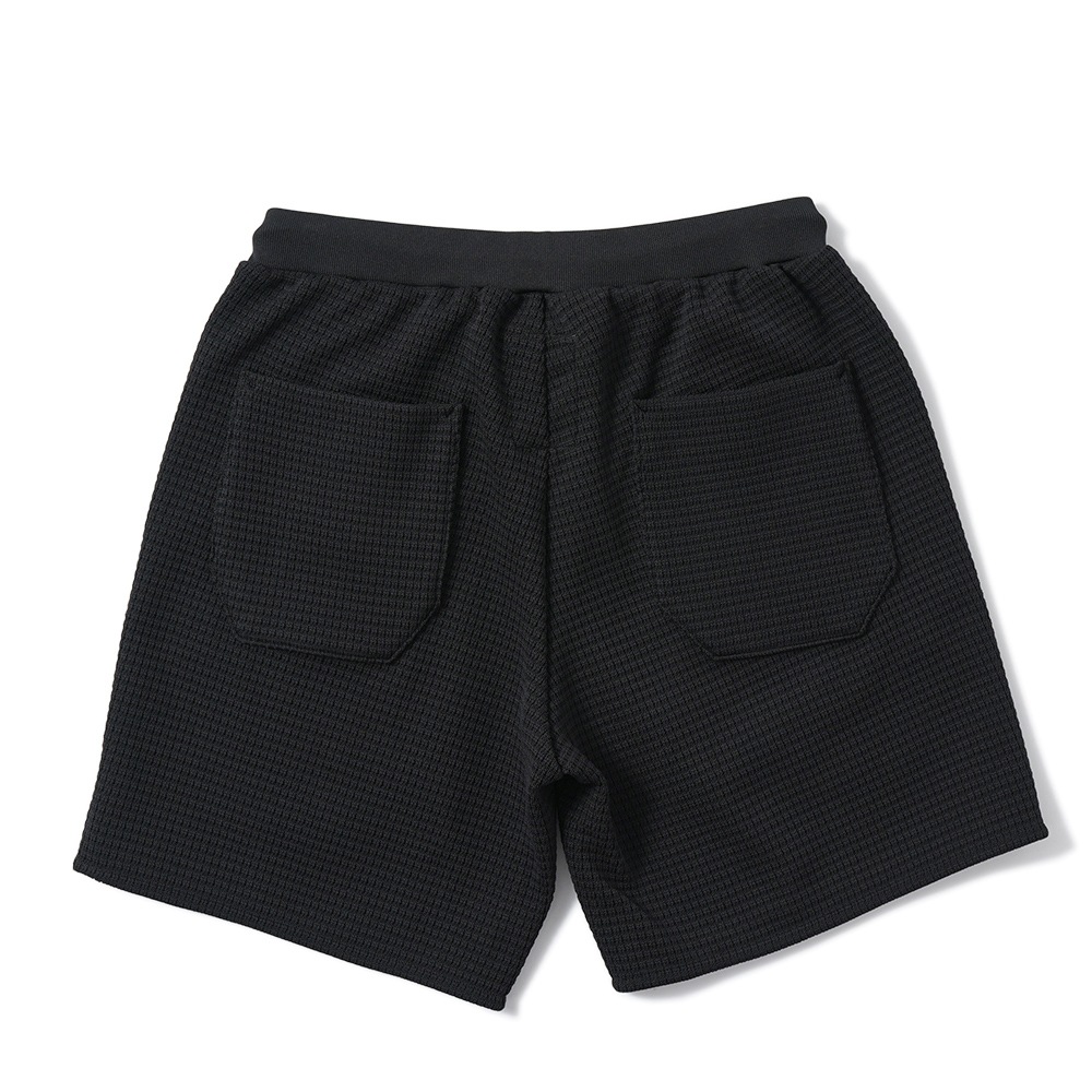 onegravity ワングラヴィティ ブロックワッフル ショートパンツ 61-234-07-030010 BLACK