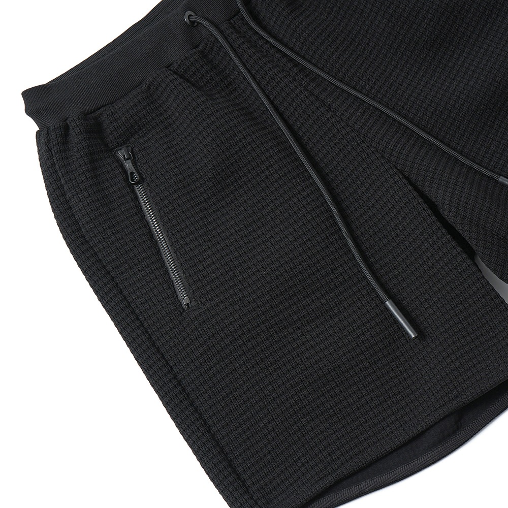 onegravity ワングラヴィティ ブロックワッフル ショートパンツ 61-234-07-030010 BLACK