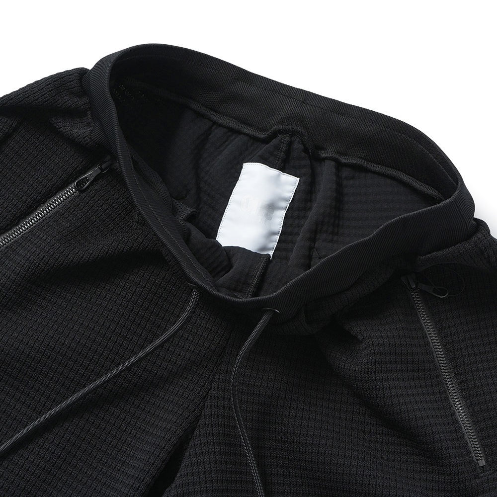 onegravity ワングラヴィティ ブロックワッフル ショートパンツ 61-234-07-030010 BLACK