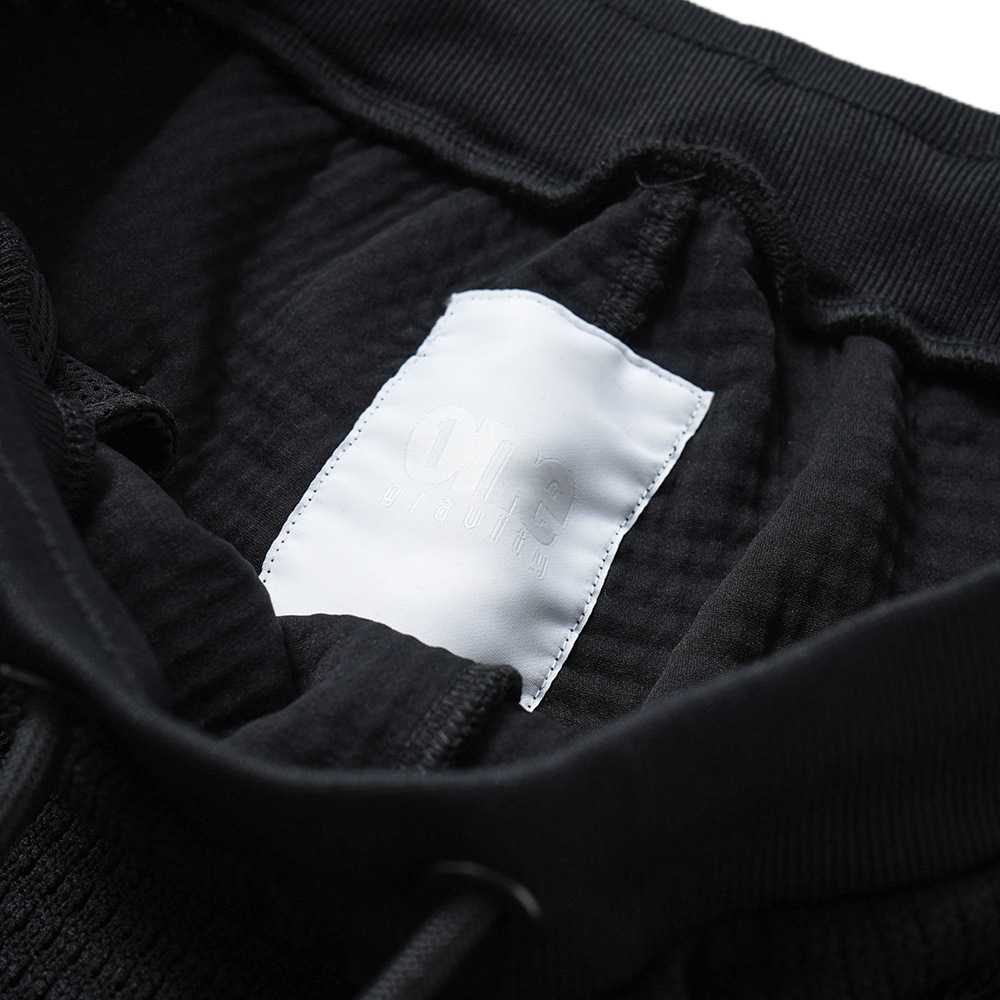 onegravity ワングラヴィティ ブロックワッフル ショートパンツ 61-234-07-030010 BLACK