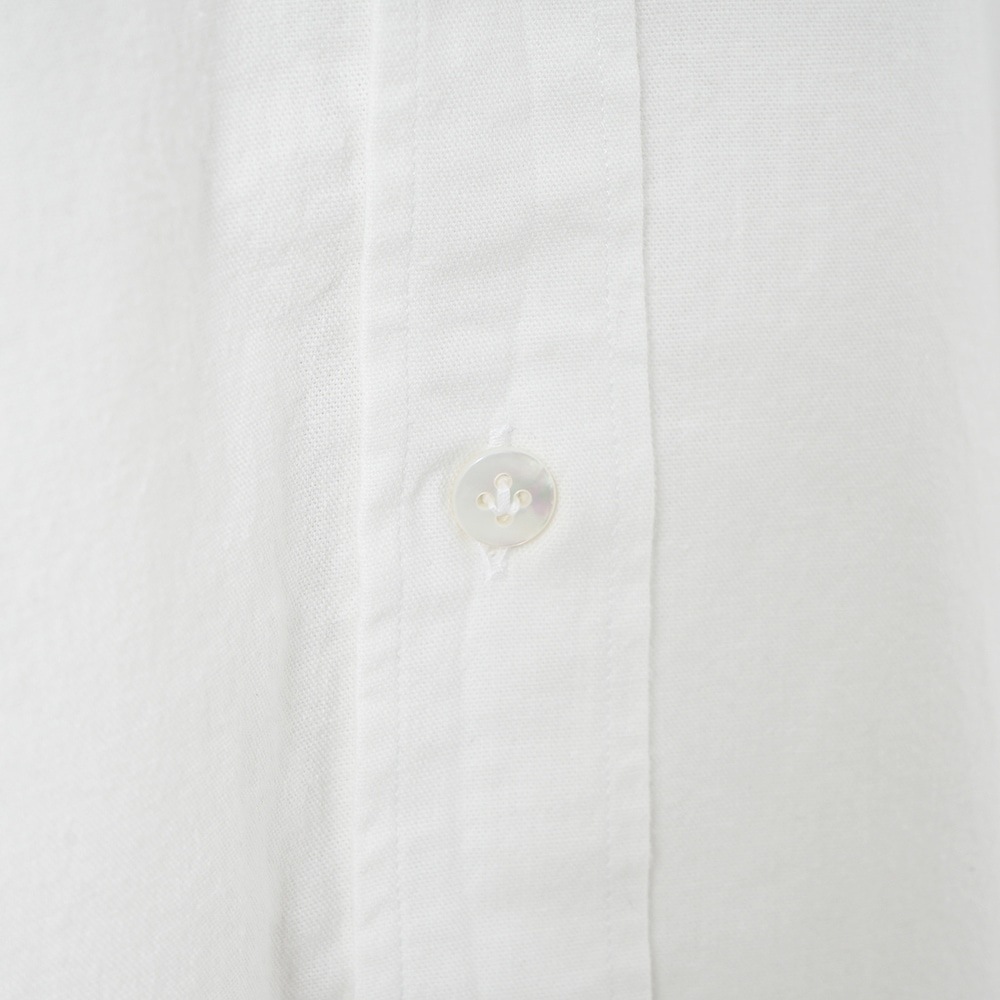 FINAMORE フィナモレ LISAJ GRACEJ 012726 A3096C コットン ビッグシルエットシャツ WHITE