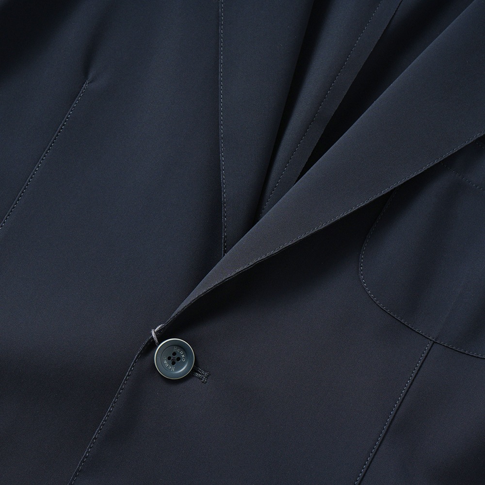 HERNO ヘルノ SCUBA LEGGERO NON LAVATO ストレッチナイロン 2B ジャケット GA000157U-12359S NAVY