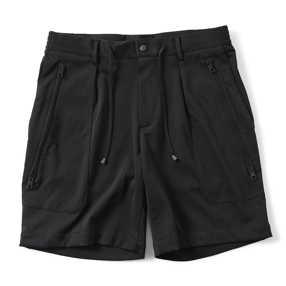giab's ARCHIVIO ジャブスアルキヴィオ COSIMO A3573 コジモ ニューウォッシャブルジャージー ショートパンツ BLACK