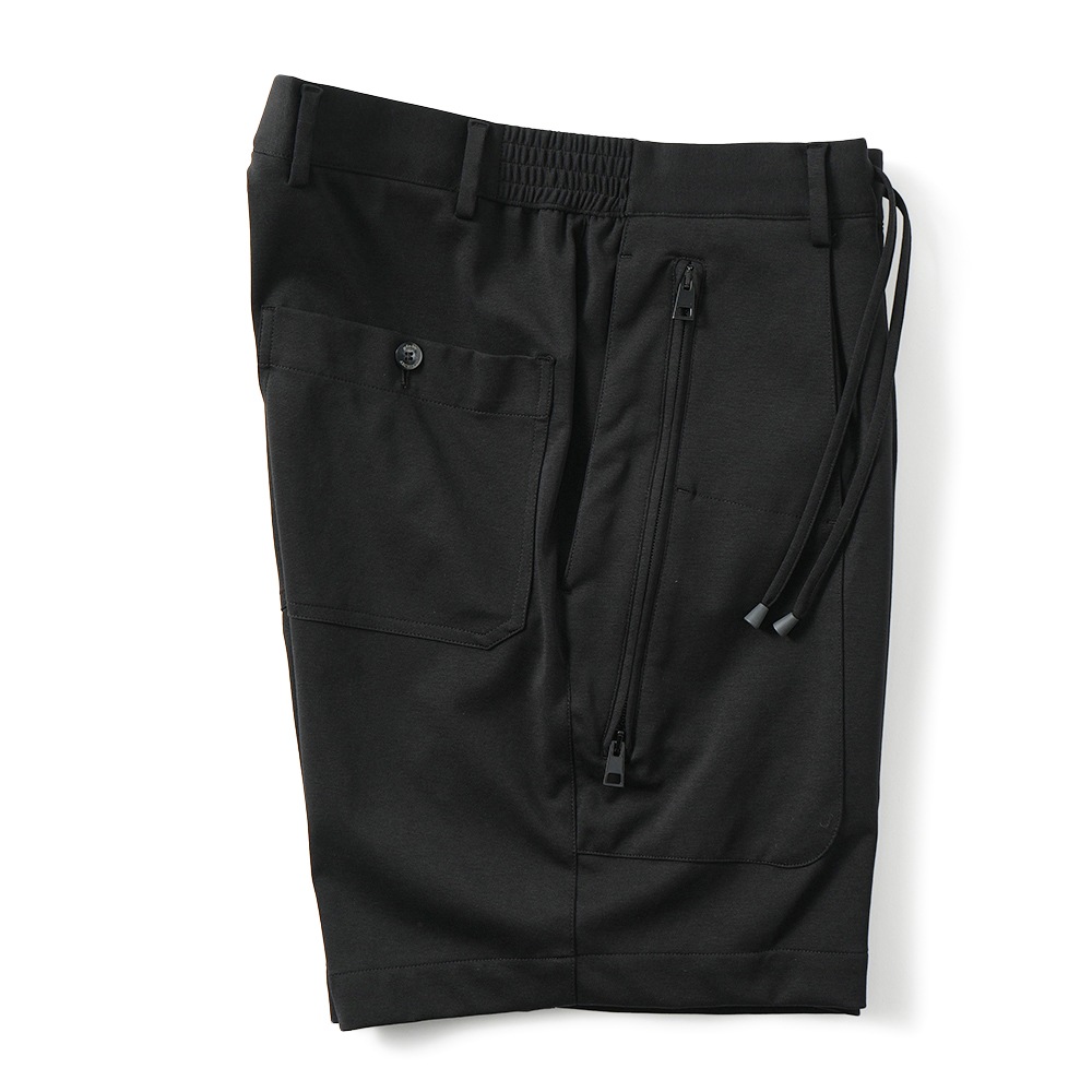 giab's ARCHIVIO ジャブスアルキヴィオ COSIMO A3573 コジモ ニューウォッシャブルジャージー ショートパンツ BLACK