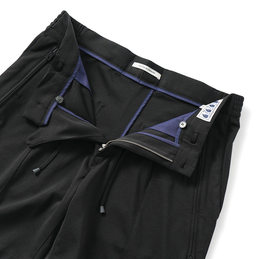 giab's ARCHIVIO ジャブスアルキヴィオ COSIMO A3573 コジモ ニューウォッシャブルジャージー ショートパンツ BLACK