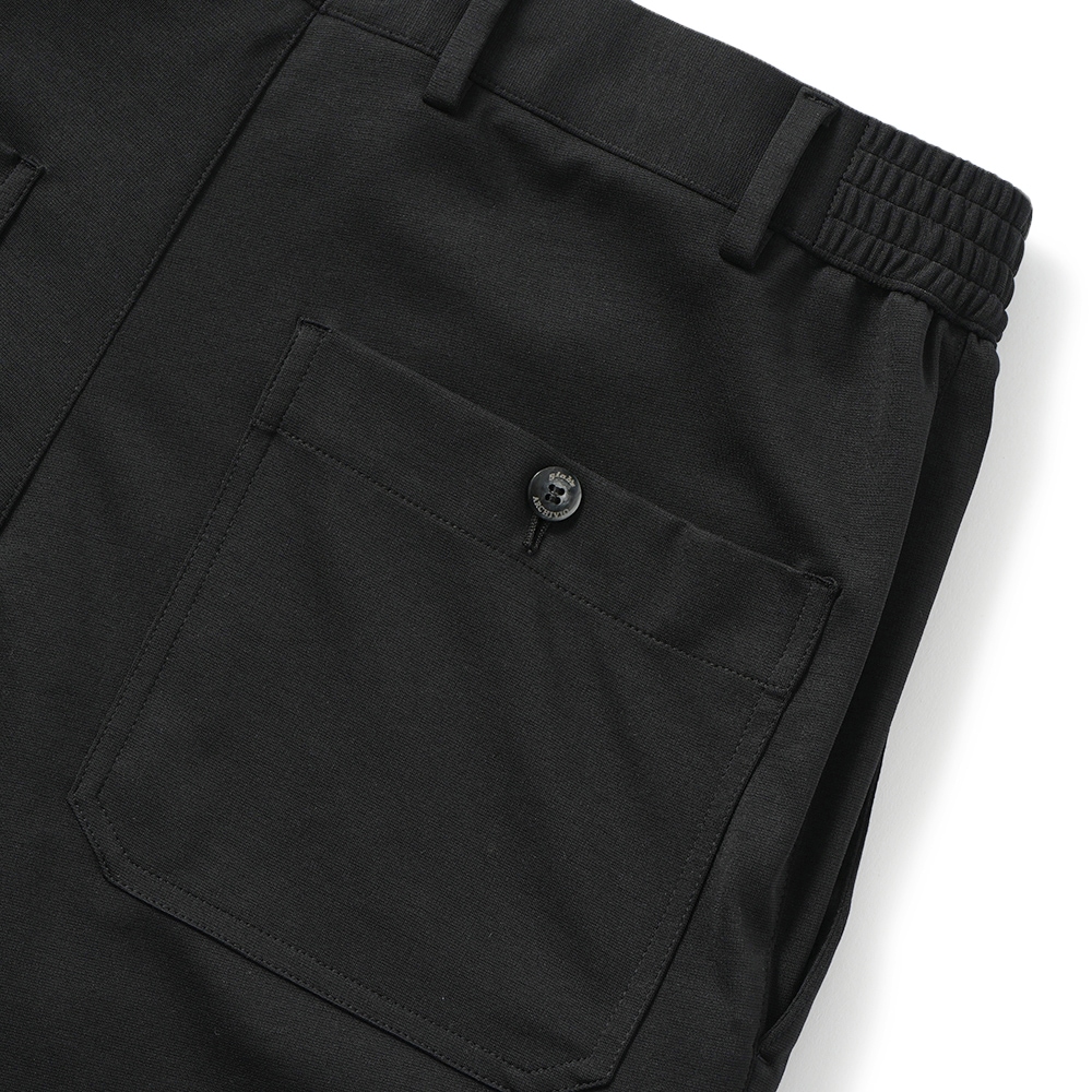 giab's ARCHIVIO ジャブスアルキヴィオ COSIMO A3573 コジモ ニューウォッシャブルジャージー ショートパンツ BLACK