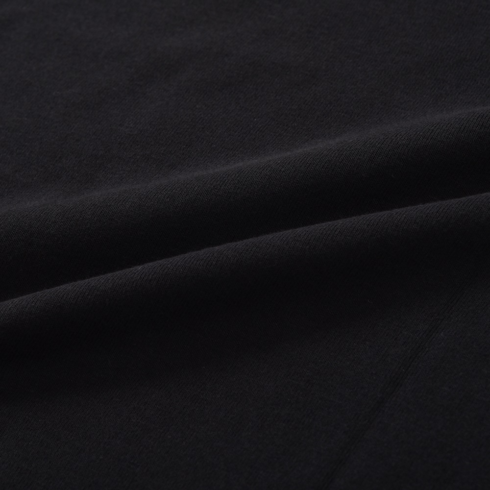 GICIPI ジチピ 2102A TIGRE ソフトコットン タートルネック ロングスリーブTシャツ BLACK