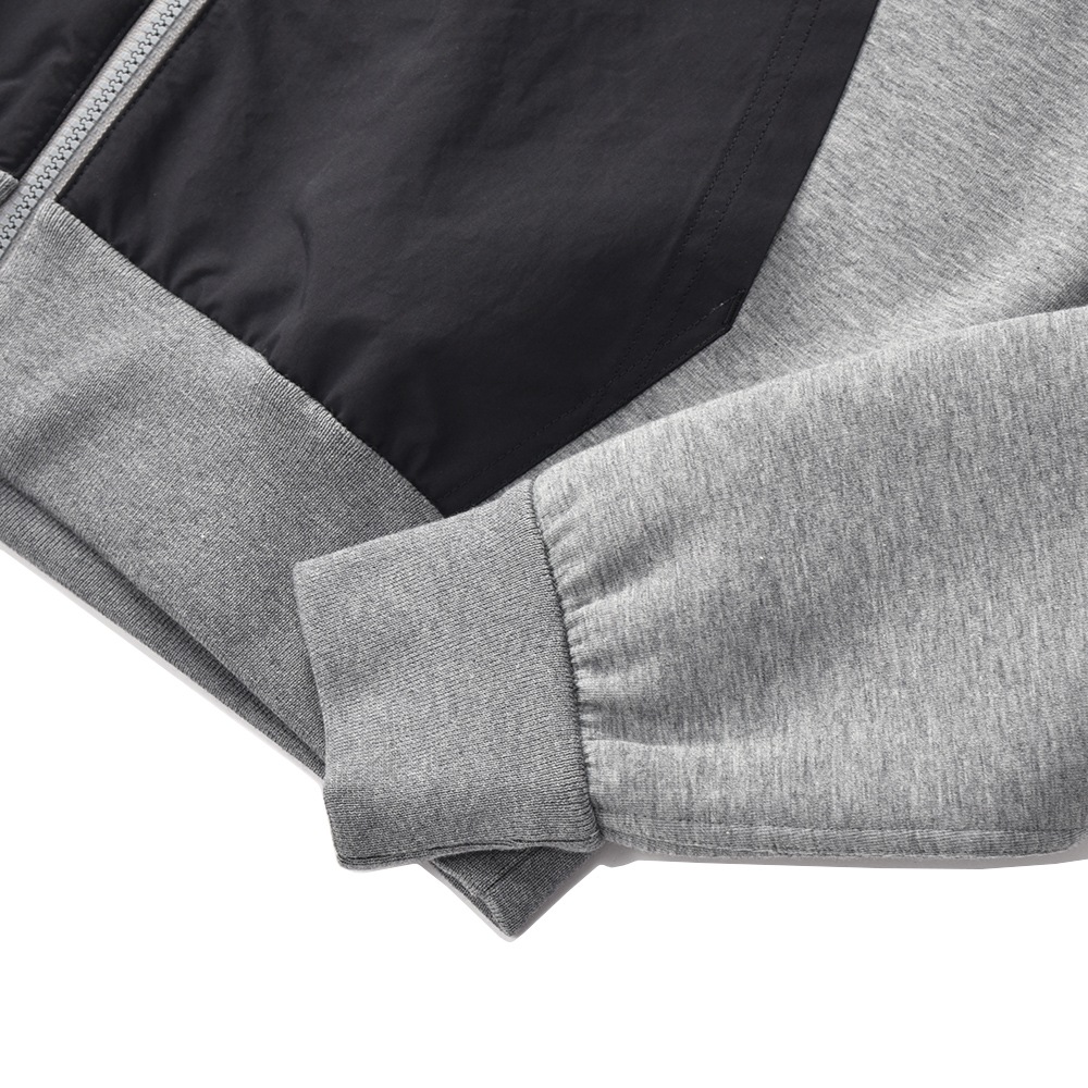 HERNO ヘルノ ストレッチ ジャージ ジップアップ フーデッドパーカ JC000027U/50052+19339 L.GRAY