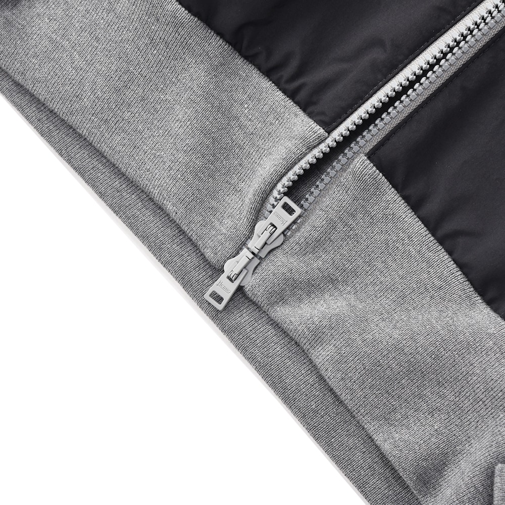 HERNO ヘルノ ストレッチ ジャージ ジップアップ フーデッドパーカ JC000027U/50052+19339 L.GRAY