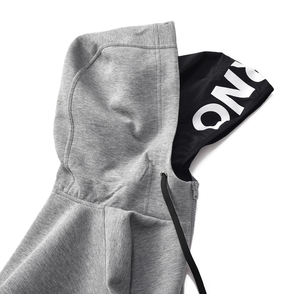 HERNO ヘルノ ストレッチ ジャージ ジップアップ フーデッドパーカ JC000027U/50052+19339 L.GRAY