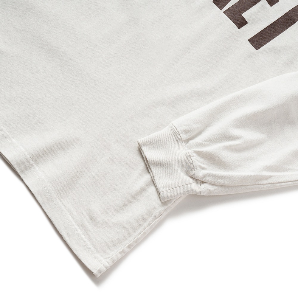 HOLLYWOOD RANCH MARKET ハリウッドランチマーケット グラデーションストライプ HRMARKET ロングスリーブ Tシャツ 1010110 NATURAL