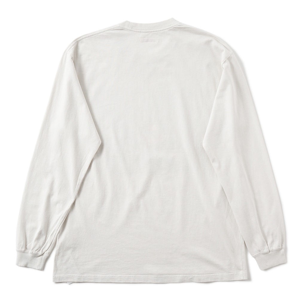 HOLLYWOOD RANCH MARKET ハリウッドランチマーケット グラデーションストライプ HRMARKET ロングスリーブ Tシャツ 1010110 NATURAL