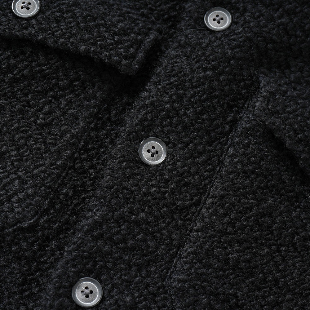onegravity ワングラビティ ロービングツイード オーバーレイヤーシャツ 52-234-10-100011 BLACK
