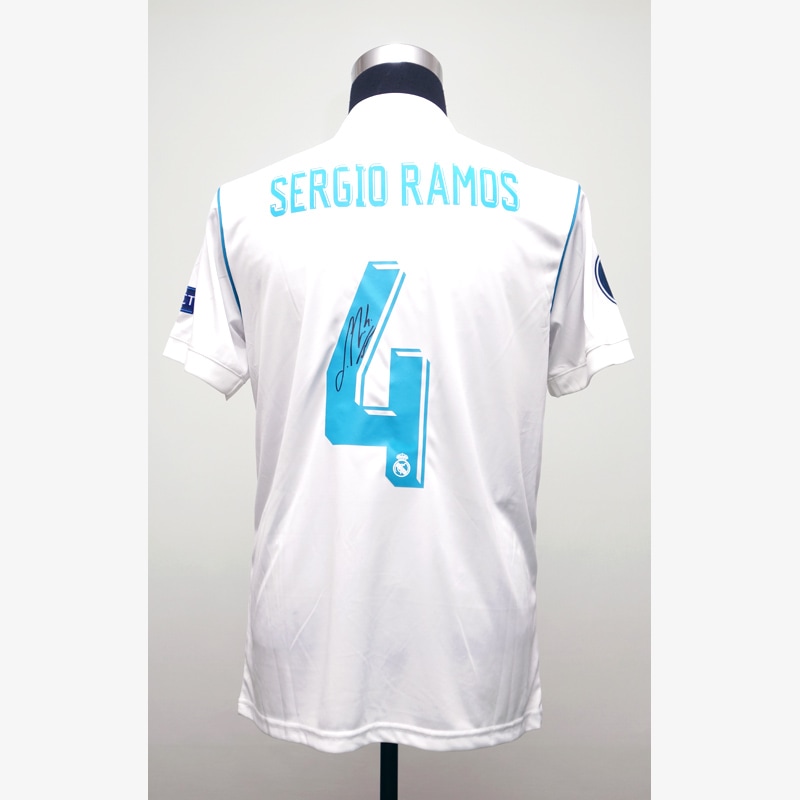 子供用 K027 レアルマドリード Sergio Ramos 4 セルヒオラモス 黒グレー 19 ゲームシャツ パンツ付 キッズ ジュニア サッカー ユニフォーム 秀逸