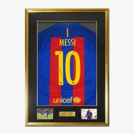 リオネル・メッシ直筆サイン入りメモラビリアを販売 - THE DUGOUT