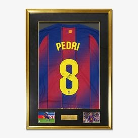 額装済みサイン入りサッカーユニフォームを販売 - THE DUGOUT