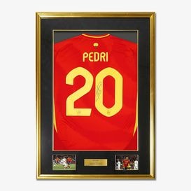 額装済みサイン入りサッカーユニフォームを販売 - THE DUGOUT