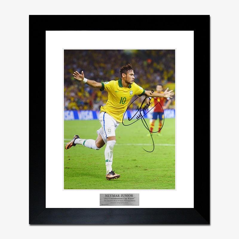 ネイマール、コウチーニョ直筆サイン】 U-16ブラジル代表主力三人