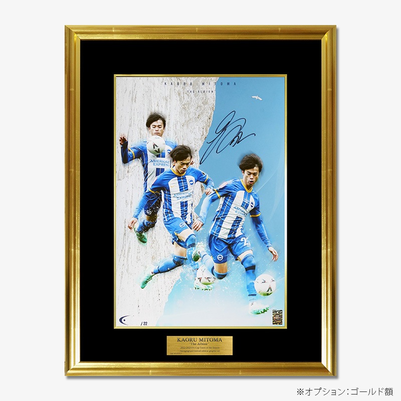 三笘薫 壁紙サイン入り】直筆サイン 三笘薫 カード bgs9.5 GEM MINT