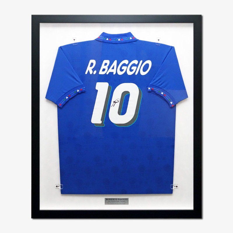 BAGGIO ロベルトバッジョ直筆サイン入りユニフォーム
