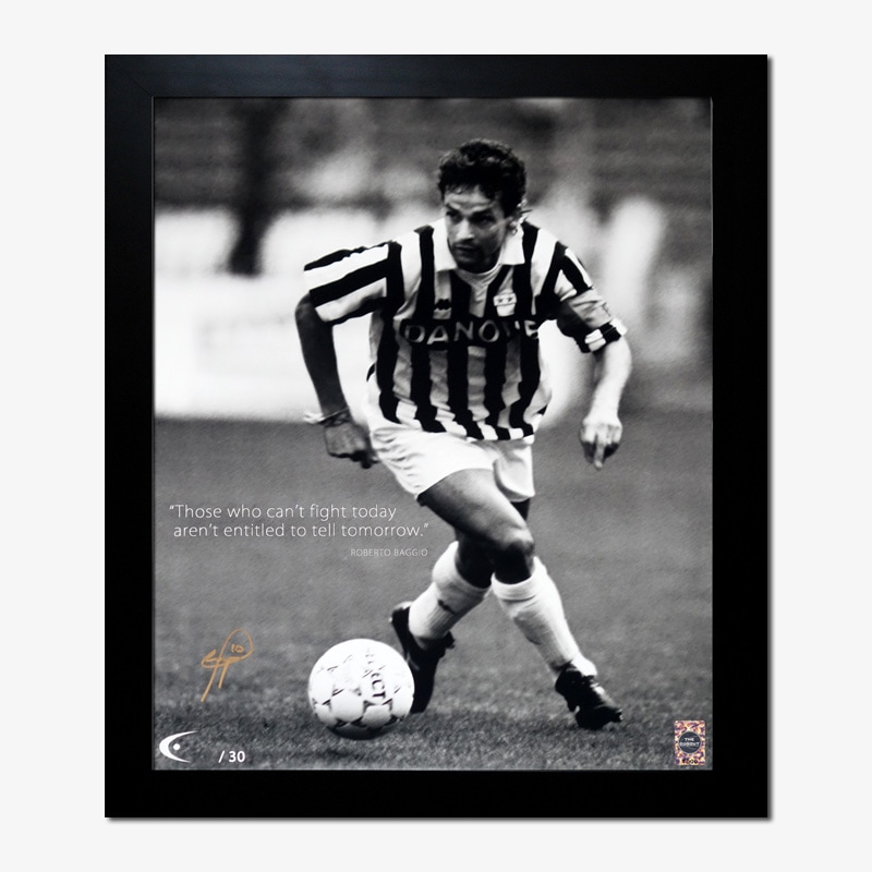 世界限定30枚] バッジョ直筆サイン入りクォートアート 