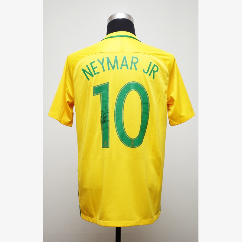 ネイマール 直筆サイン入りユニフォーム ネイマール直筆サイン入りブラジル代表2022ホームユニフォーム特製