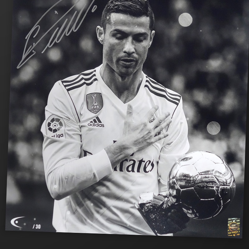ダグアウト製 C.ロナウド 直筆サイン入り ユベントス マンチェスター