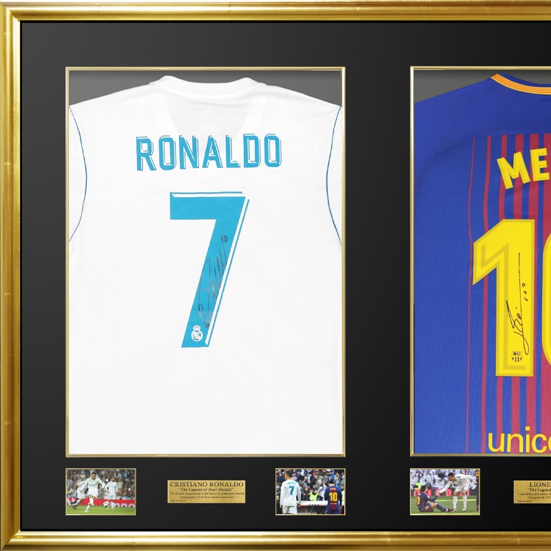 ロナウド直筆サイン入りレアルマドリード16/17アウェイユニフォーム