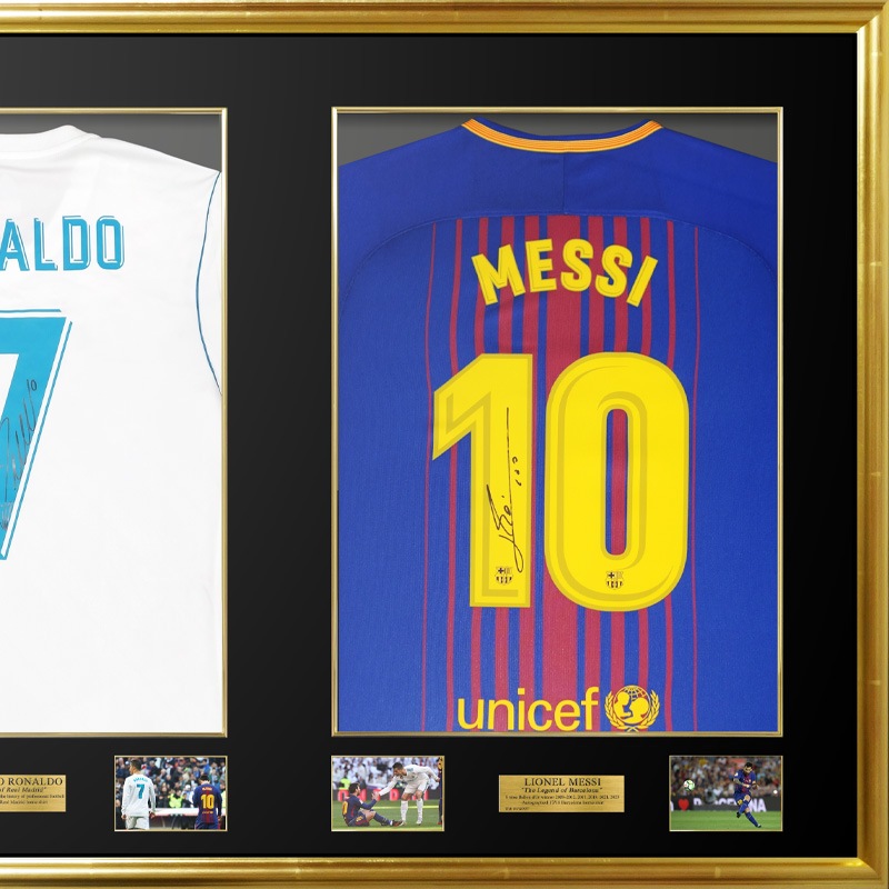 ロナウド直筆サイン入りレアルマドリード16/17アウェイユニフォーム