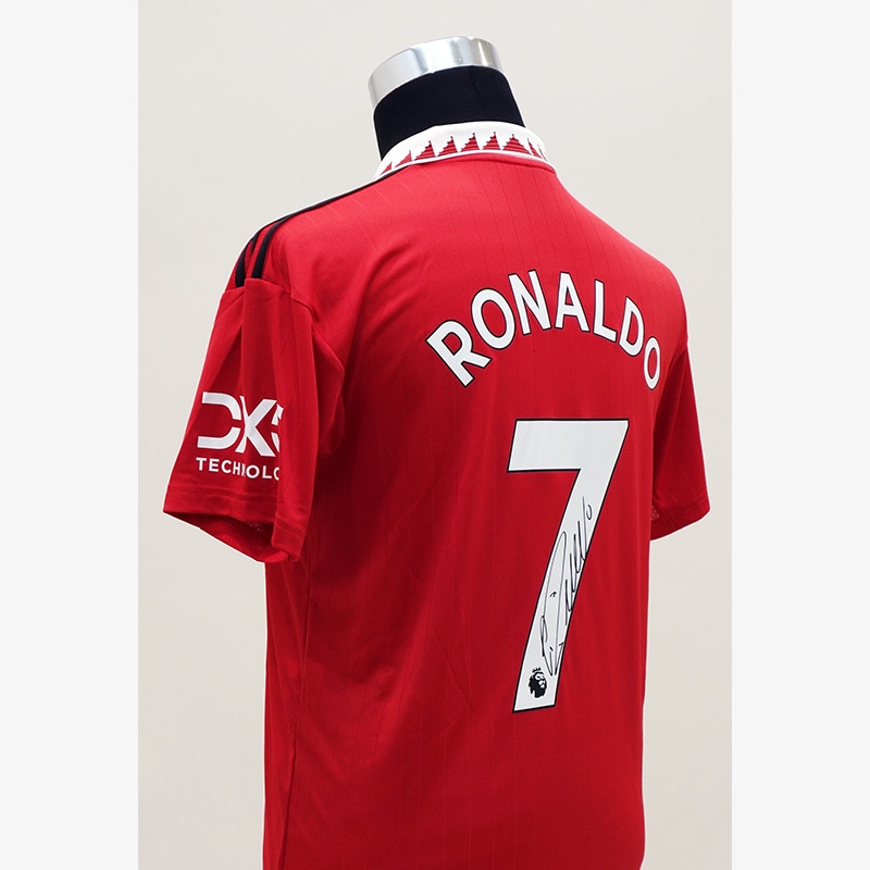 マンチェスター・ユナイテッド ロナウド サイン入りユニフォーム ロナウド サイン入り ユニフォーム】マンチェスター·ユナイテッド