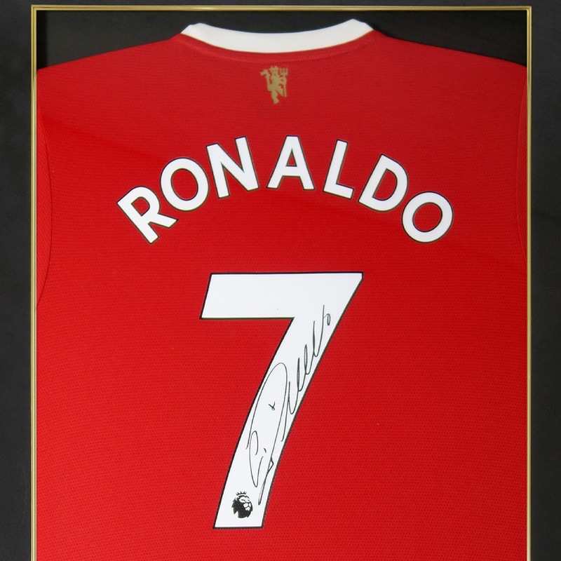 ロナウド サイン入り ユニフォーム】マンチェスター·ユナイテッド