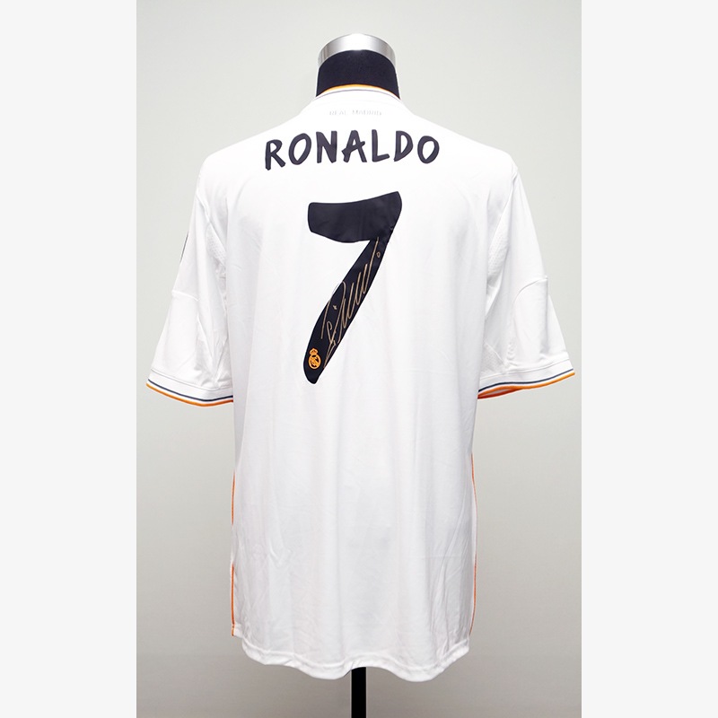 ロナウド直筆サイン入りレアルマドリード13/14ホーム