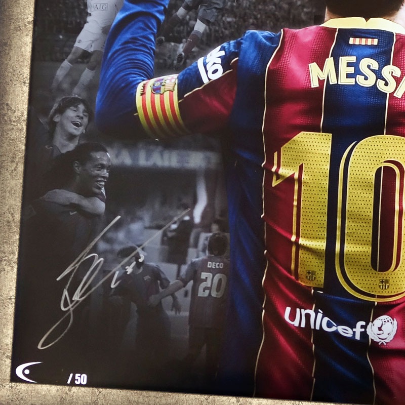 激レア リオネル·メッシ 直筆サイン入り写真 Amazon.co.jp【メッシ