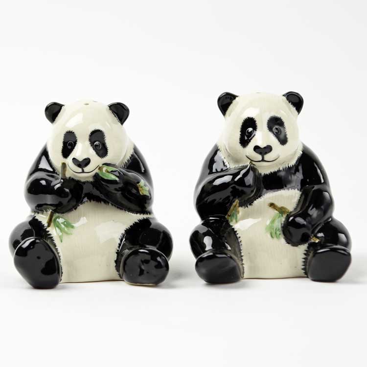 【Quail Ceramics】Panda Salt&Pepper Set
