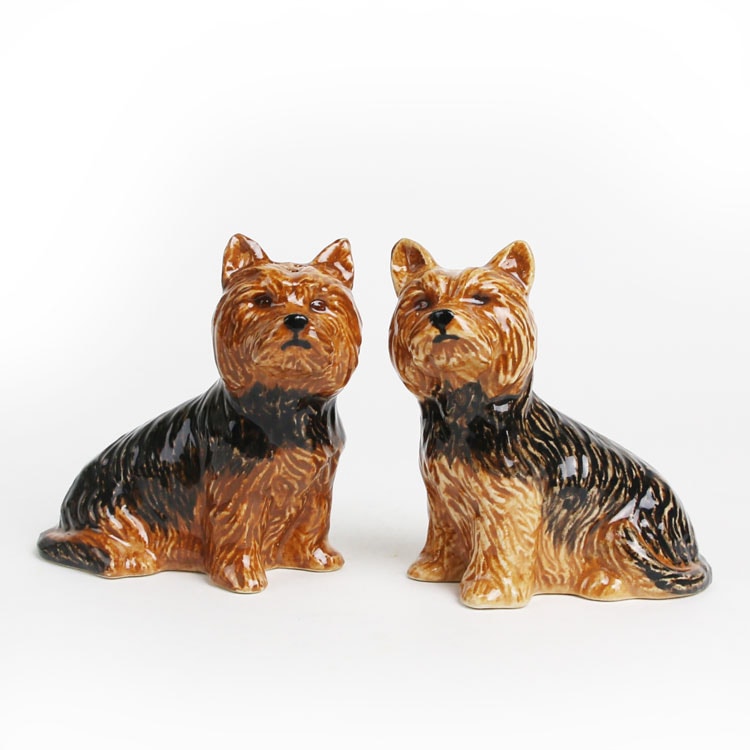 【Quail Ceramics】Yorkshire Terrier Salt&Pepper Set