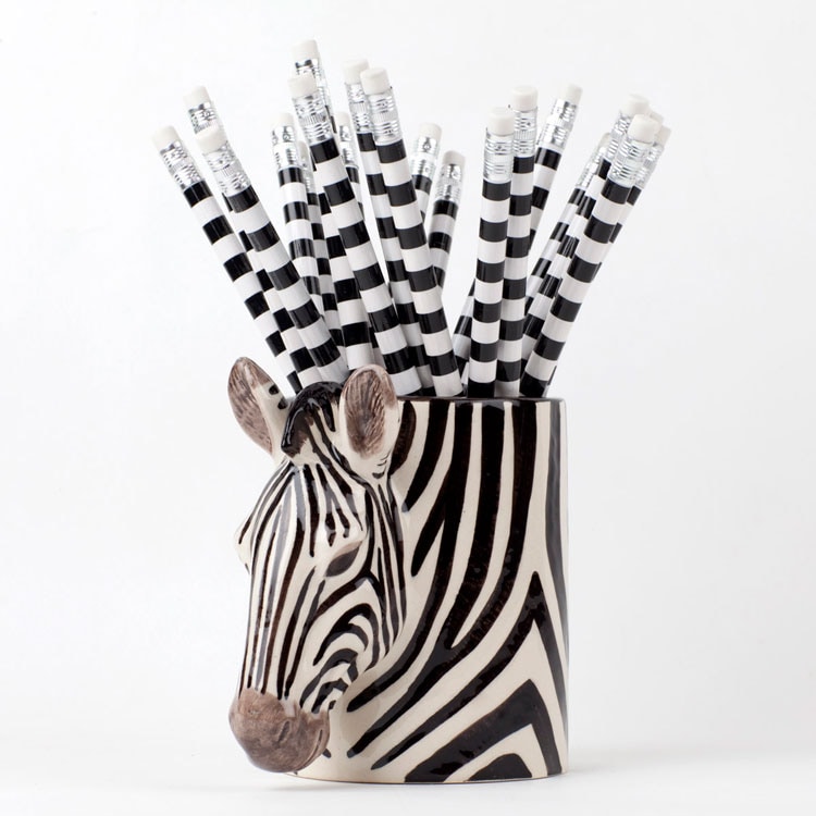 【Quail Ceramics】Zebra Pencil Pot