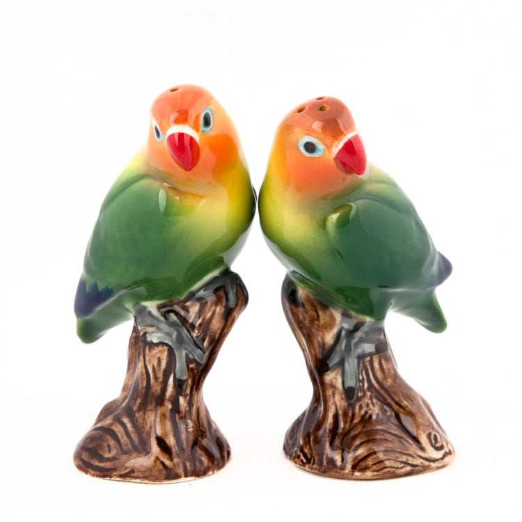 【Quail Ceramics】Love Bird Salt&Pepper Set
