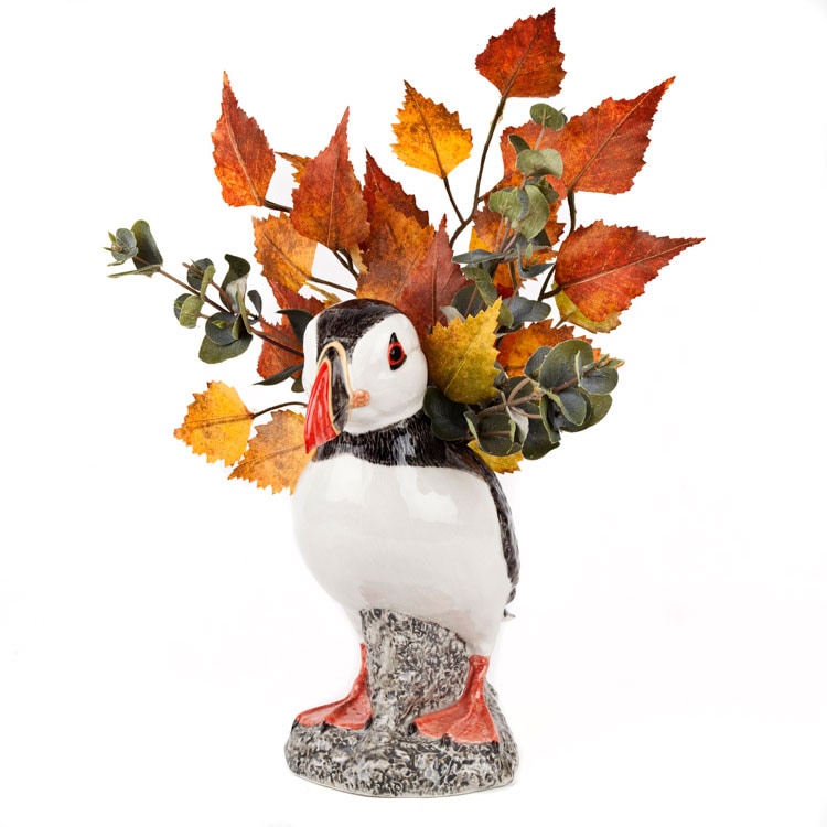 【Quail Ceramics】Puffin Flower Vase