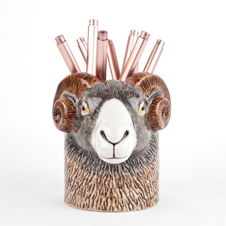 【Quail Ceramics】Swaledale Sheep Pencil Pot