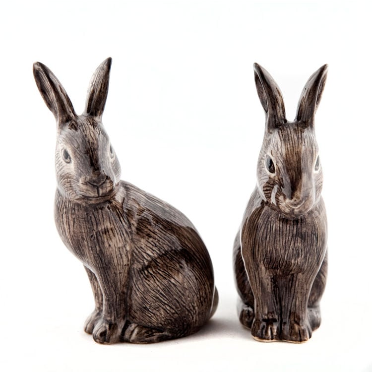 【Quail Ceramics】Wild Rabbit Salt&Pepper Set