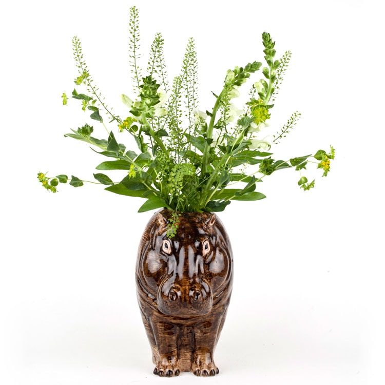 【Quail Ceramics】Hippo Flower Vase