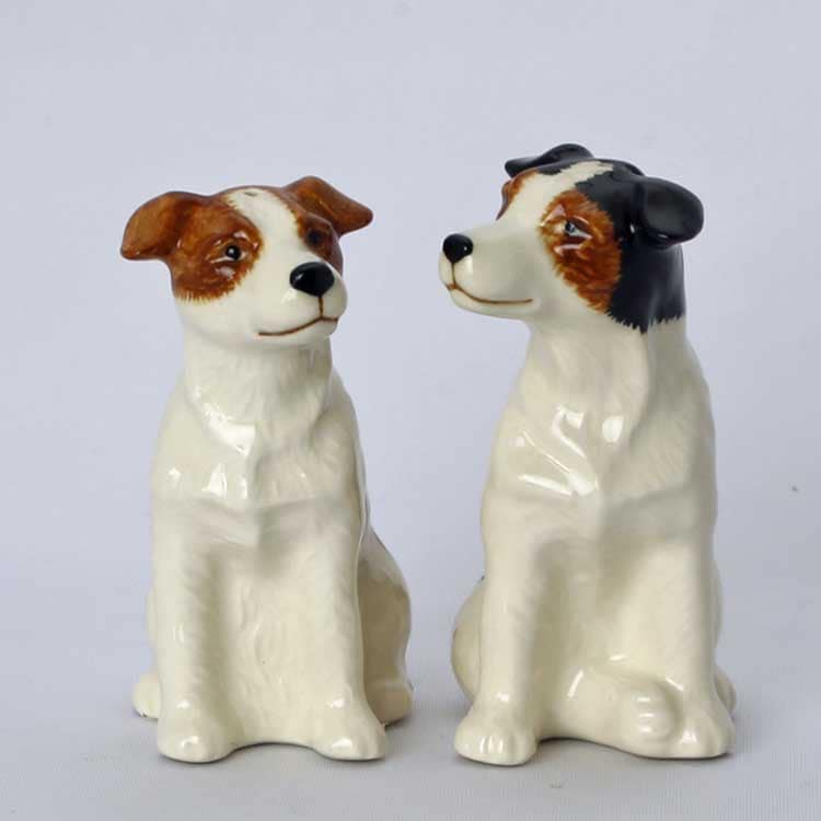 【Quail Ceramics】Jack Russell Terrier Salt&Pepper Set