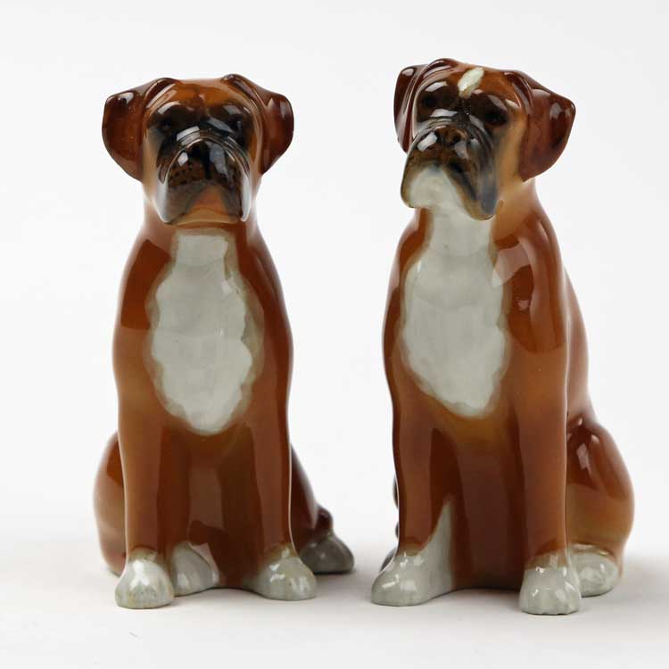 【Quail Ceramics】Boxer Figure Set
