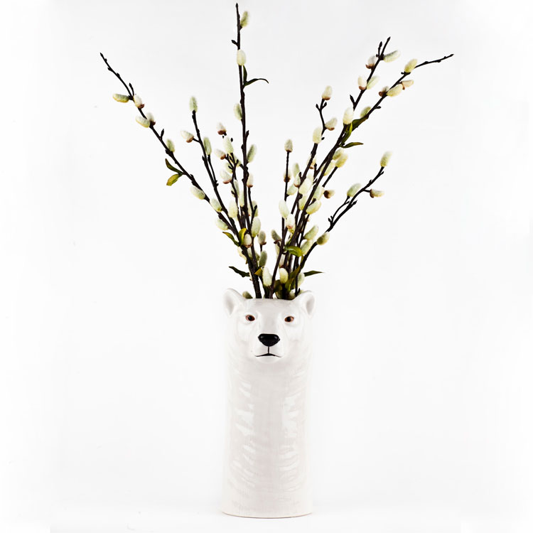 【Quail Ceramics】Polar Bear Flower Vase
