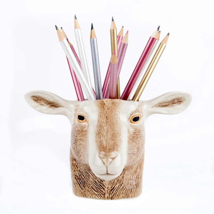 【Quail Ceramics】Goat Pencil Pot