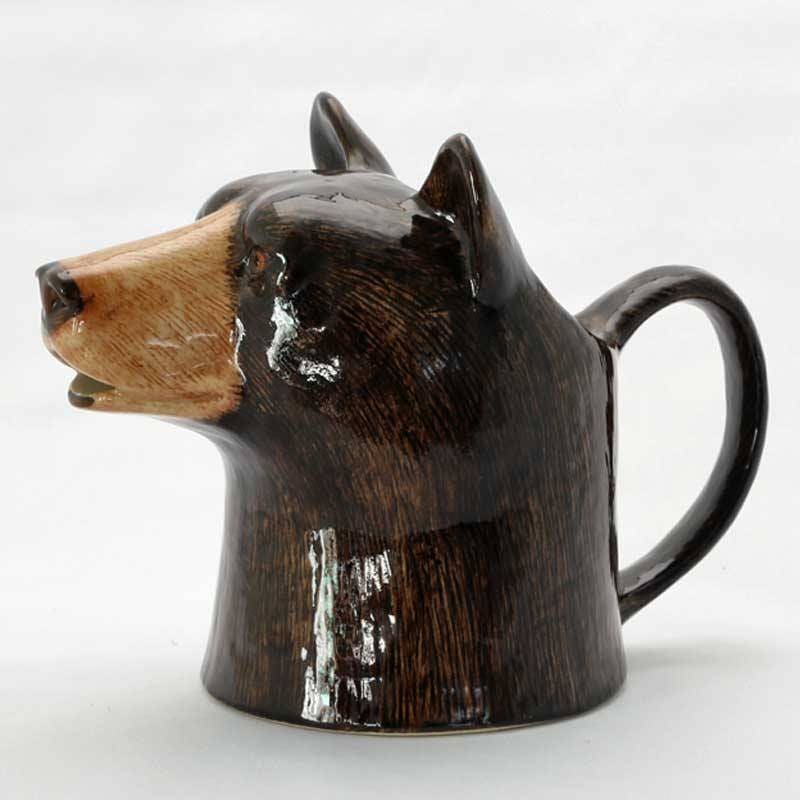 【Quail Ceramics】Black Bear Jug