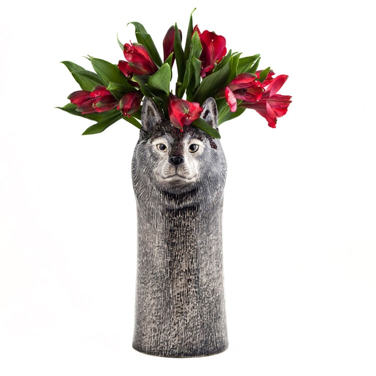 【Quail Ceramics】Wolf Flower Vase